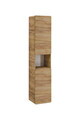 Dulap inalt cu usi, cu fixare pe perete, Aruba Craft, Comad, 35x32x170 cm, MDF/PAL laminat, stejar craft gold
