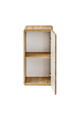 Dulapior cu 1 usa, cu fixare pe perete , Aruba Craft, Comad, 35x32x68 cm, MDF/PAL laminat, stejar craft gold