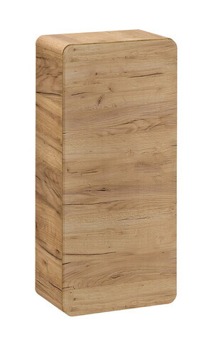 Dulapior cu 1 usa, cu fixare pe perete , Aruba Craft, Comad, 35x22x75 cm, MDF/PAL laminat, stejar craft gold