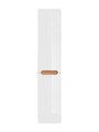 Dulap inalt cu cos de rufe integrat, cu fixare pe perete, Aruba White, Comad, 35x35x170 cm, MDF/PAL laminat, alb lucios/stejar craft gold