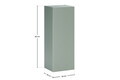 Dulap semi-coloana cu 1 usa, cu fixare pe perete, Aster Green, Comad, 30x26.6x80 cm, PAL laminat, verde mat