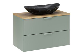 Verde mat, Aster Green Cremona 80 cm