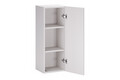 Dulap semi-coloana cu 1 usa, cu fixare pe perete, Aster White, Comad, 30x26.6x80 cm, PAL laminat, alb mat