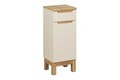Dulapior cu 1 usa si 1 sertar, Bali Cashmere, Comad, 35x33x87 cm, MDF/PAL laminat, casmir mat