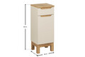 Dulapior cu 1 usa si 1 sertar, Bali Cashmere, Comad, 35x33x87 cm, MDF/PAL laminat, casmir mat
