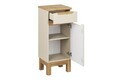 Dulapior cu 1 usa si 1 sertar, Bali Cashmere, Comad, 35x33x87 cm, MDF/PAL laminat, casmir mat