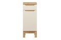 Dulapior cu 1 usa si 1 sertar, Bali Cashmere, Comad, 35x33x87 cm, MDF/PAL laminat, casmir mat
