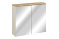 Cabinet cu oglinda si 2 usi, Bali Cashmere, Comad, 80x20x70 cm, PAL laminat, casmir mat