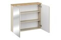 Cabinet cu oglinda si 2 usi, Bali Cashmere, Comad, 80x20x70 cm, PAL laminat, casmir mat
