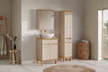 Set mobiler baie, dulap cu lavoar, 60 cm Wotan, Bali Cashmere, Comad, MDF/PAL laminat, casmir mat