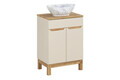 Set mobiler baie, dulap cu lavoar, 60 cm Wotan Pati, Bali Cashmere, Comad, MDF/PAL laminat, casmir mat