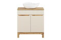 Set mobiler baie, dulap cu lavoar, 80 cm Wotan Cloud, Bali Cashmere, Comad, MDF/PAL laminat, casmir mat