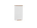 Dulap suspendat cu 1 usa, Bali White, Comad, 35x20x70 cm, MDF/PAL laminat, alb lucios/alb mat