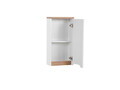 Dulap suspendat cu 1 usa, Bali White, Comad, 35x20x70 cm, MDF/PAL laminat, alb lucios/alb mat