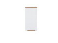 Dulap suspendat cu 1 usa, Bali White, Comad, 35x20x70 cm, MDF/PAL laminat, alb lucios/alb mat