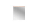 Cabinet cu oglinda si 2 usi, Bali White, Comad, 60x20x70 cm, PAL laminat, alb mat