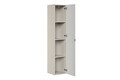 Dulap inalt cu usa, cu fixare pe perete, Bella Cashmere, Comad, 35x25x140 cm, MDF/PAL laminat, casmir mat