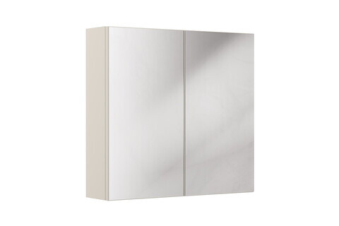 Cabinet cu oglinda si 2 usi, Bella Cashmere, Comad, 80x19x75 cm, PAL laminat, casmir mat