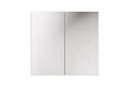 Cabinet cu oglinda si 2 usi, Bella Cashmere, Comad, 80x19x75 cm, PAL laminat, casmir mat