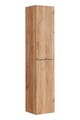 Dulap inalt cu usi, cu fixare pe perete, Capri Oak, Comad, 35x33x170 cm, PAL laminat, stejar craft gold