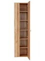 Dulap inalt cu usa, cu fixare pe perete, Capri Oak, Comad, 45x33x170 cm, PAL laminat, stejar craft gold