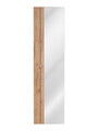 Dulap inalt cu usa, cu fixare pe perete, Capri Oak, Comad, 45x33x170 cm, PAL laminat, stejar craft gold