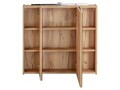 Cabinet cu oglinda si 3 usi, Capri Oak, Comad, 80x16x75 cm, PAL laminat, stejar craft gold