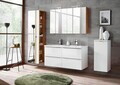 Dulap inalt cu usa, cu fixare pe perete, Capri White, Comad, 45x33x170 cm, MDF/PAL laminat, alb lucios
