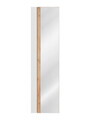 Dulap inalt cu usa, cu fixare pe perete, Capri White, Comad, 45x33x170 cm, MDF/PAL laminat, alb lucios