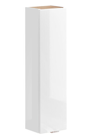 Dulap suspendat cu 1 usa, Capri White, Comad, 20x16x75 cm, MDF, alb lucios