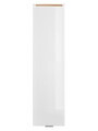 Dulap suspendat cu 1 usa, Capri White, Comad, 20x16x75 cm, MDF, alb lucios