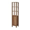 Dulap inalt cu usa, Classic Oak, Comad, 40x35x186 cm, PAL laminat, stejar roman