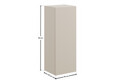 Dulap semi-coloana cu 1 usa, cu fixare pe perete, Dalia Cashmere, Comad, 30x26.6x80 cm, PAL laminat, casmir mat