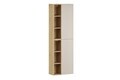 Set mobilier baie, dulap inalt cu usi si rafturi, 2SP 2UR, Dalia Cashmere, Comad, PAL laminat, casmir mat/stejar cremona