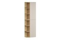 Set mobilier baie, dulap inalt cu usi si rafturi, 2SP 2UR, Dalia Cashmere, Comad, PAL laminat, casmir mat/stejar cremona