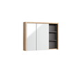 Cabinet cu oglinda si 2 usi, Devon, Comad, 100x18x75 cm, PAL laminat, stejar shetland