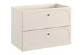 Set dulap de baie cu lavoar, 80 cm, Donna Sand, Comad, MDF/PAL laminat, nisipiu