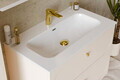 Set dulap de baie cu lavoar, 80 cm, Donna Sand, Comad, MDF/PAL laminat, nisipiu
