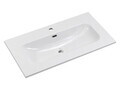 Set dulap de baie cu lavoar, 80 cm, Donna Sand, Comad, MDF/PAL laminat, nisipiu