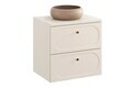 Set mobiler baie, dulap cu lavoar, 60 cm, Donna Sand, Comad, MDF/PAL laminat, nisipiu