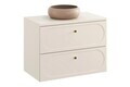 Set mobiler baie, dulap cu lavoar, 80 cm, Donna Sand, Comad, MDF/PAL laminat, nisipiu