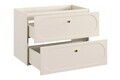 Set mobiler baie, dulap cu lavoar, 80 cm, Donna Sand, Comad, MDF/PAL laminat, nisipiu