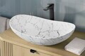 Set mobiler baie, dulap cu lavoar, 80 cm, Fiji White, Comad, MDF/PAL laminat, alb