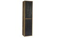 Dulap inalt cu usi, cu fixare pe perete, Hampton, Comad, 40x33x170 cm, MDF/PAL laminat, beton inchis/stejar huton