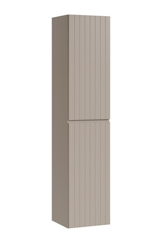 Dulap inalt cu usi, cu fixare pe perete, Iconic Cashmere, Comad, 35x33x160 cm, MDF/PAL laminat, casmir mat