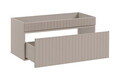 Set mobiler baie, dulap cu lavoar, 100 cm Wiki, Iconic Cashmere, Comad, MDF/PAL laminat, casmir mat