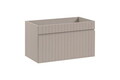 Set mobilier baie, dulap dublu si 2 lavoare, 180 cm Coast Evoke, Iconic Cashmere, Comad, MDF/PAL laminat, casmir mat