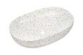 Set mobilier baie, dulap dublu si 2 lavoare, 180 cm Coast Evoke, Iconic Cashmere, Comad, MDF/PAL laminat, casmir mat