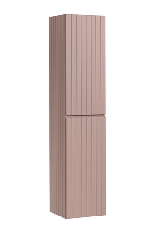 Dulap inalt cu usi, cu fixare pe perete, Iconic Rose, Comad, 35x33x160 cm, MDF, roz antic