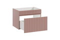 Set dulap de baie cu lavoar, 60 cm Sky, Iconic Rose, Comad, MDF, roz antic